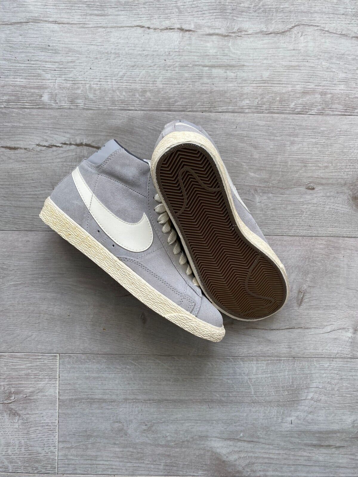 Nike Blazer High Wolf Grey/Sail - Sock'd Up Bundle